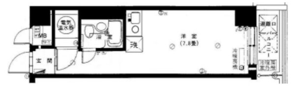 初台スカイレジテルの物件間取画像